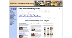 Desktop Screenshot of free.woodworking-plans.org
